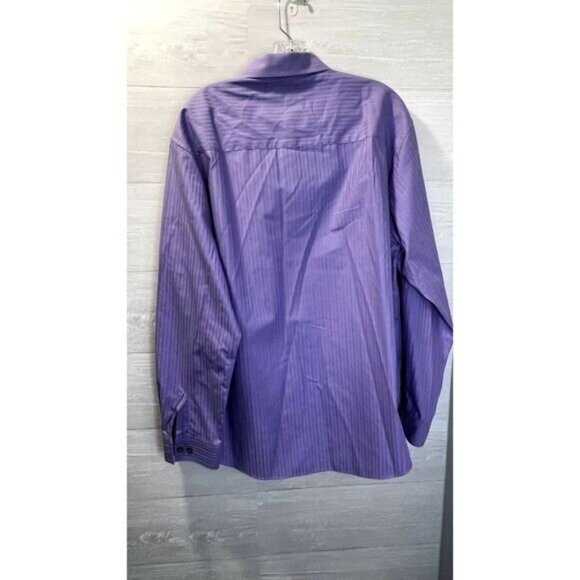 Kenneth Cole Reaction Men's Dress Shirt Slim Fit Button Up Long Sleeve Shirt - Picture 4 of 6